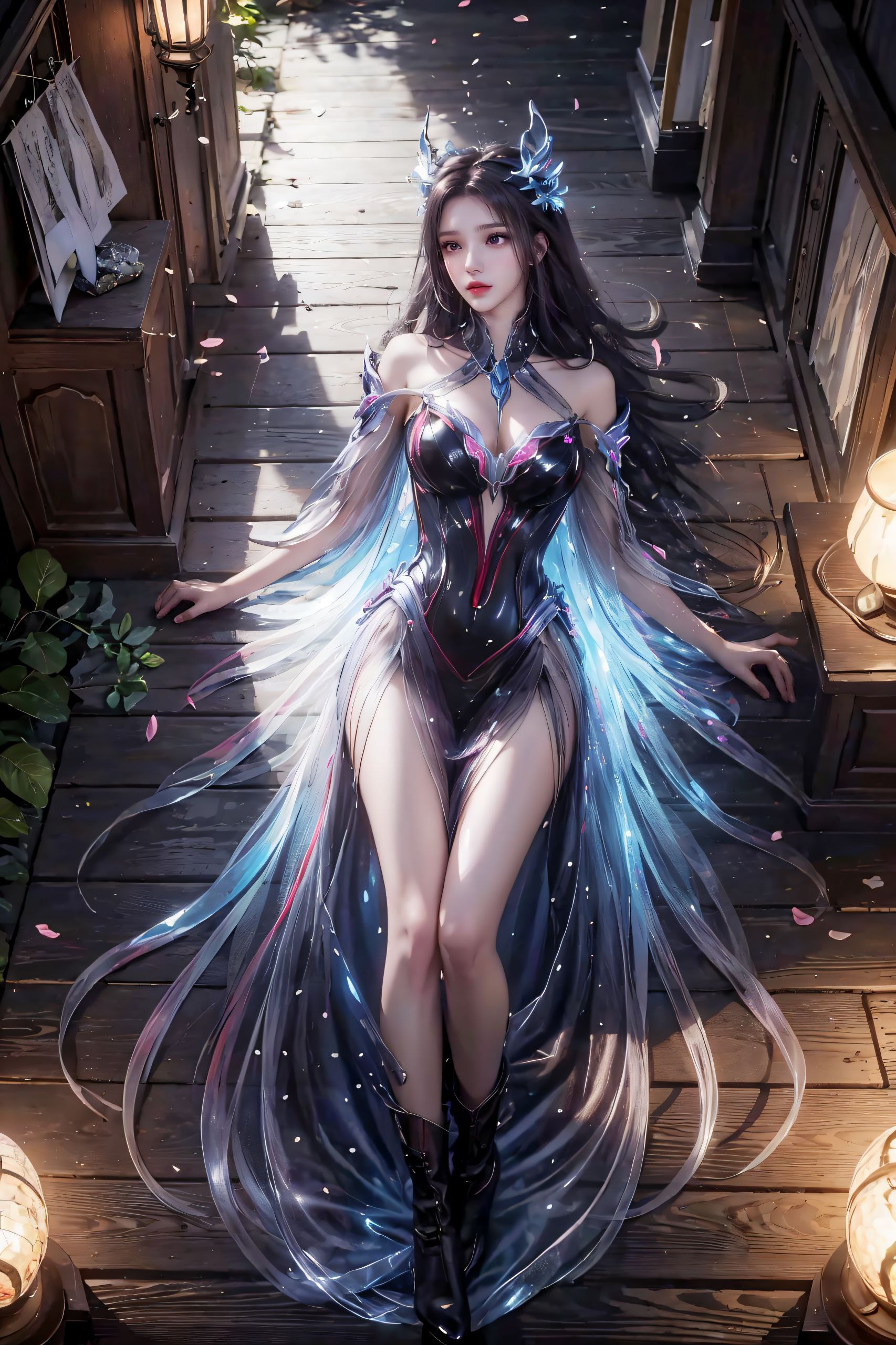 她选择了不